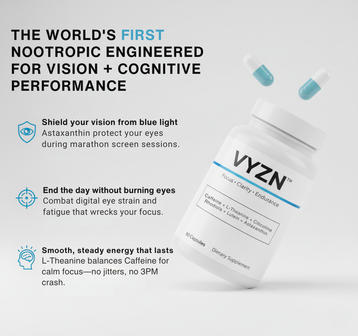 VYZN™ — Nootropic for Focus, Energy & Vision