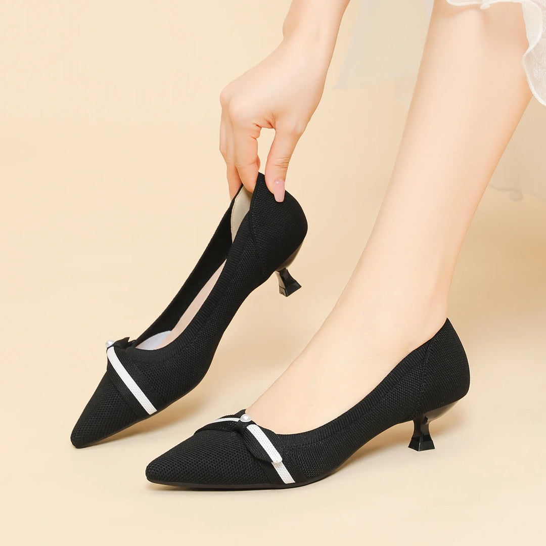 Lily Ribbon Heels