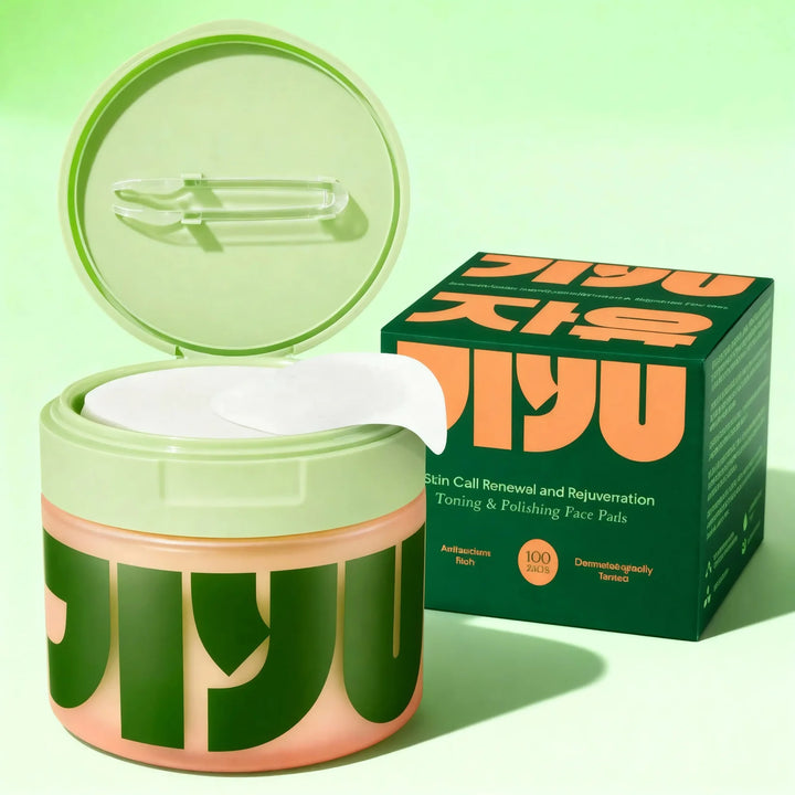 Toning Polish Pads - Korean Skincare for Dark Spots, Wrinkles & Dull Skin